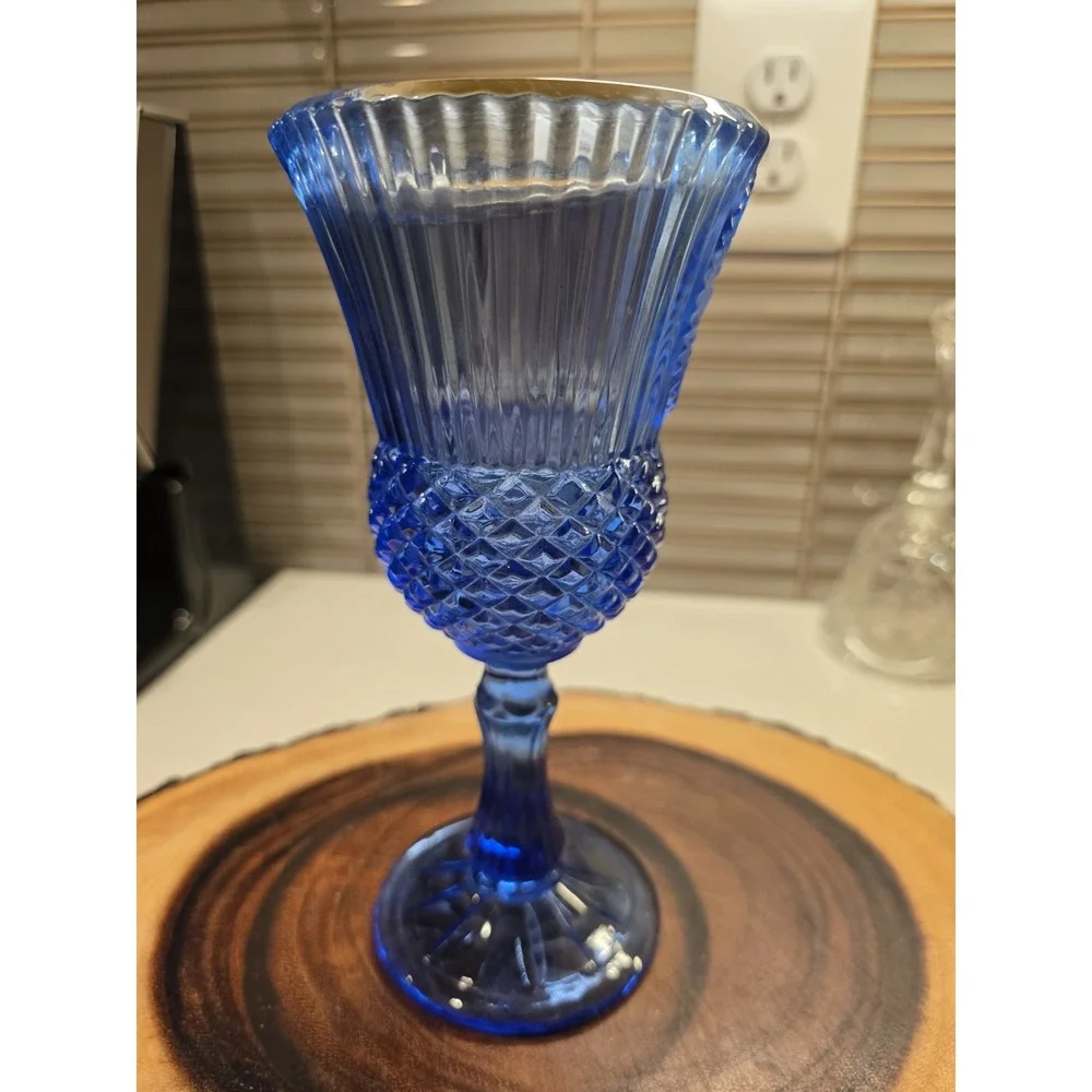 Vintage 1976 Avon *Martha Washington* Goblet Fostoria Candle Holder